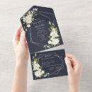 Search for navy blue silver white wedding invitations Elegant