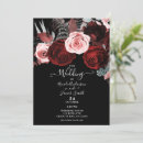Search for red flower wedding invitations Roses