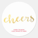 Search for gold foil look stickers Birthday