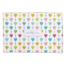 Search for blue hearts pillowcases Colourful