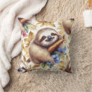 Search for cute sloth cushions Watercolor