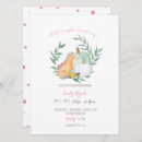 Search for fox baby girl shower invitations Pink