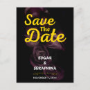 Search for skull wedding postcards Purple