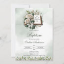 Search for bible christening invitations Watercolor