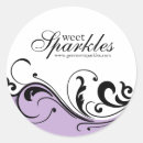 Search for soft purple stickers White