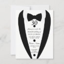 Search for men white invitations 30th