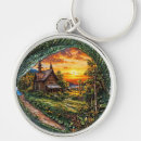 Search for rural round key rings Cottage