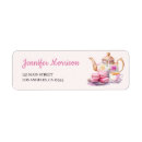 Search for tea cup return address labels Floral