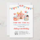Search for circus 2nd birthday invitations Carnival