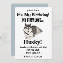 Search for siberian husky dog invitations Animal