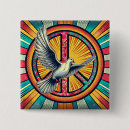 Search for peace sign badges Retro
