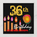 Search for 36th birthday invitations Jaclinart