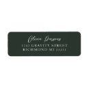 Search for moss return address labels Elegant