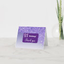Search for 21st birthday thank you cards Twenty first
