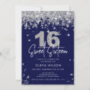Search for blue seasonal invitations Silver