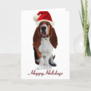 Search for basset hound christmas cards Animal