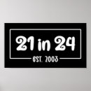 Search for 21 birthday posters 21 years old