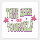 Search for take care stickers Self love