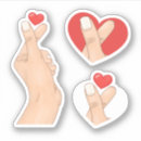 Search for hand gestures stickers I love you