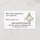 Search for freemason business cards Blue