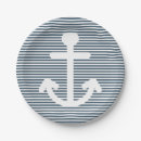 Search for blue and white striped plates Anchor