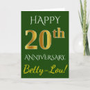 Search for 20th wedding anniversary cards Twentieth