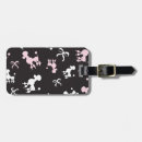 Search for poodle luggage tags Girly
