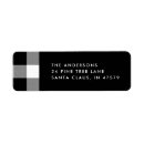 Search for buffalo plaid return address labels Winter