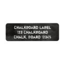 Search for black chalkboard return address labels Classic
