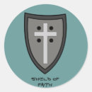 Search for round shield stickers Faith