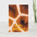 Search for animal patterns cards Giraffe