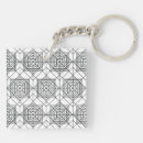Search for black and white patterns key rings Seamless