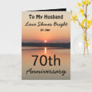 Search for 70th anniversary cards For him