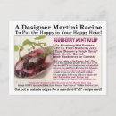 Search for cocktail recipe postcards Martini
