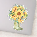 Search for big sunflower stickers Garden