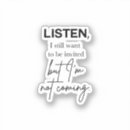 Search for i want to die stickers Introvert