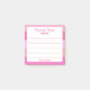 Search for thank you post it notes Girly