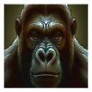 Search for mountain gorillas art Ape