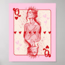 Search for queen of hearts posters Red
