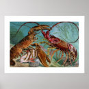 Search for lobster illustration posters Watercolor