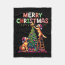 Search for golden retriever blankets Xmas