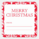 Search for red damask stickers Xmas