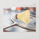 Search for racquets postcards Shuttlecock