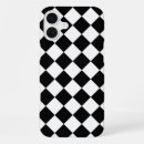 Search for black white diamond pattern iphone cases Chequered