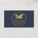 Search for butterfly design business cards Blue