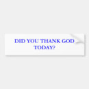Search for today bumper stickers Christianity
