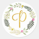 Search for p monogram stickers Letter