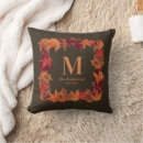 Search for fall leaves cushions Thanksgiving