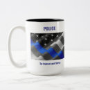 Search for retired policeman mugs Thin blue line