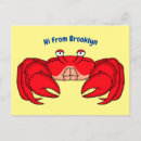 Search for cute crab postcards Cartoon